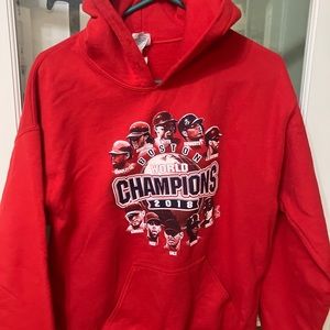 Boston Red Sox MLBPA 2018 World Champions Sweatshirt Hoodie Sz M
